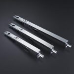 KLINK Messing hendel met verzonken grendel