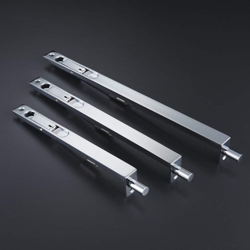 KLINK Messing hendel met verzonken grendel