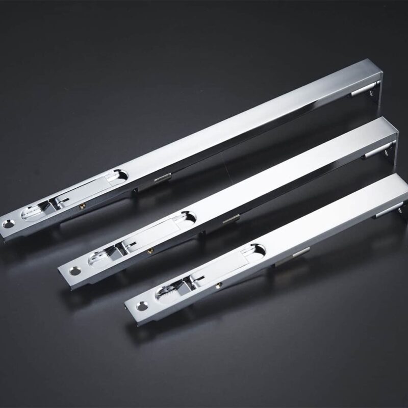 KLINK Messing hendel met verzonken grendel