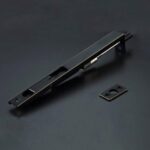 KLINK Messing hendel met verzonken grendel