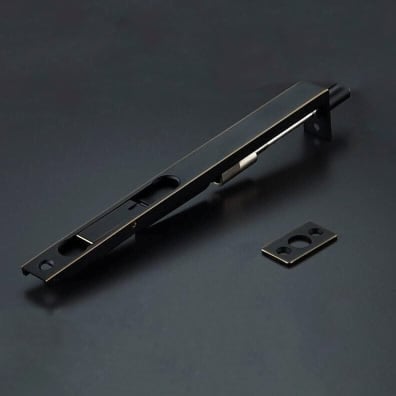 KLINK Messing hendel met verzonken grendel