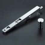 KLINK Messing hendel met verzonken grendel