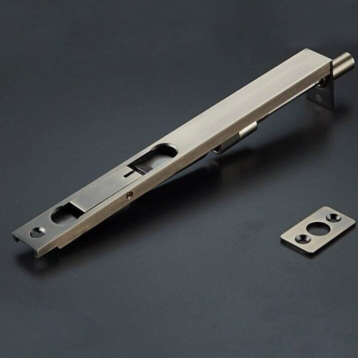 KLINK Messing hendel met verzonken grendel