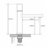 Miscelatore zigrinato KOMVOS