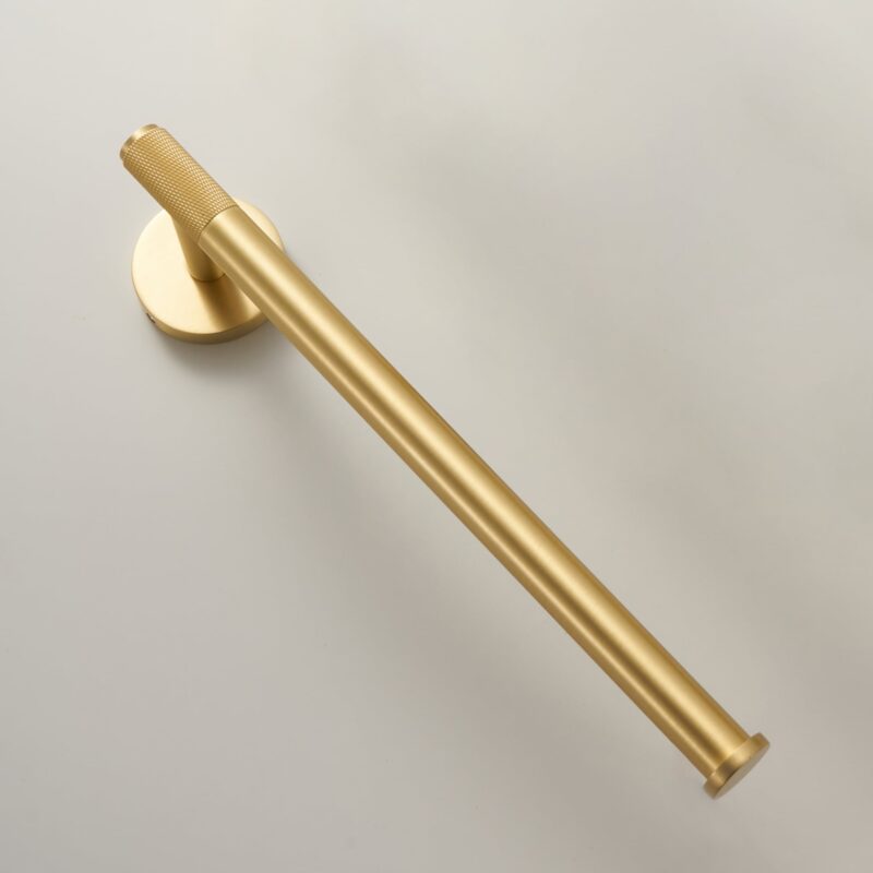 KRAM Knurled Solid Brass Hand Towel Rail