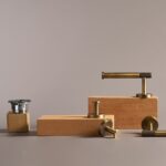 KRAM Solid Brass Toilet Roll Holder