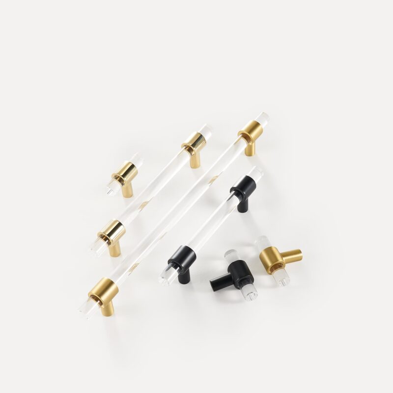 KRISTAL Acrylic & Brass Handles