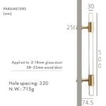 KRISTAL Türgriff zum Ziehen