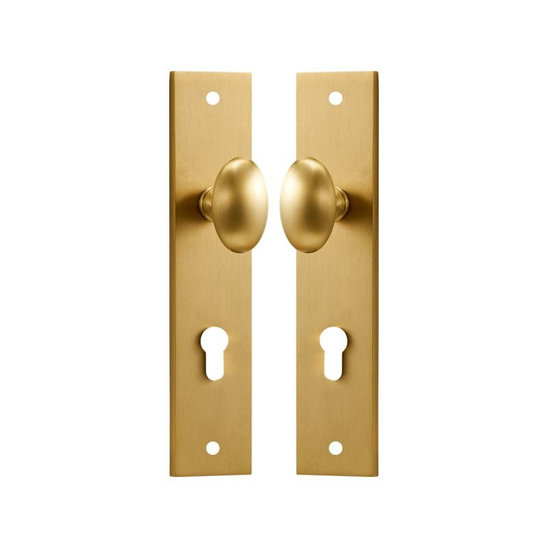 KROM Bouton de porte avec plaque arrière