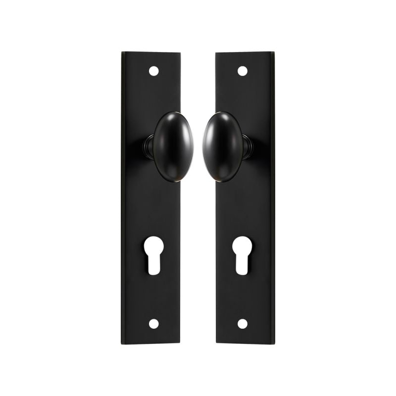 KROM Bouton de porte avec plaque arrière