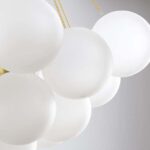 Lámpara de araña de latón KUPLA