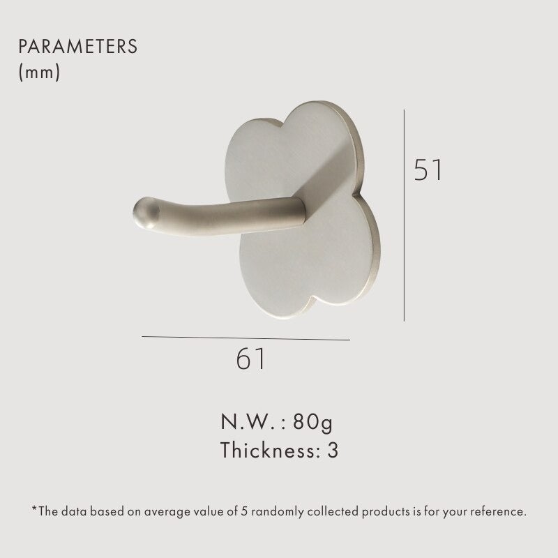 Gancio in ottone massiccio LAMO