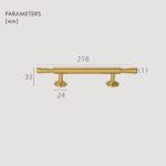 LAUTUS Tiradores de latón macizo