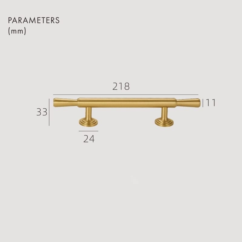 LAUTUS Tiradores de latón macizo