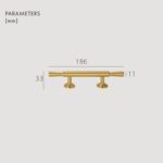 LAUTUS Tiradores de latón macizo