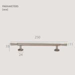 LAUTUS Tiradores de latón macizo