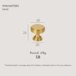 Pomos de latón macizo LAUTUS