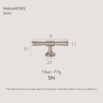 Barres en T en laiton massif LAUTUS