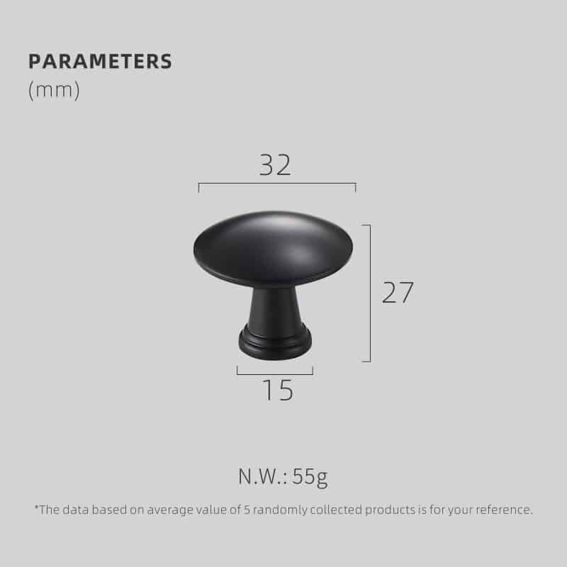 Pomelli in ottone massiccio LENIS