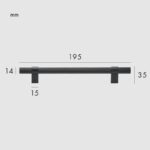 LEVVA Griffe aus massivem Messing