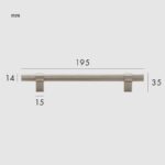 LEVVA Griffe aus massivem Messing