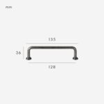 LOX Massivmessinggriff