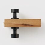 LUNO Pomello per porta in ottone massiccio