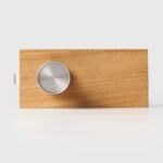 LUNO Pomello per porta in ottone massiccio