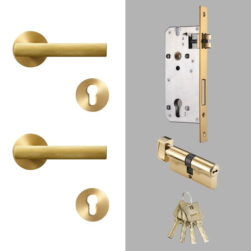 LUX Messing Deurkrukken 12 LUX Messing Deurkrukken