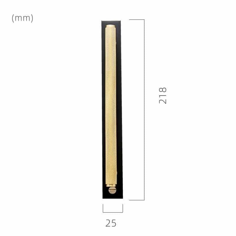 LUX Knurled Handle with Plate