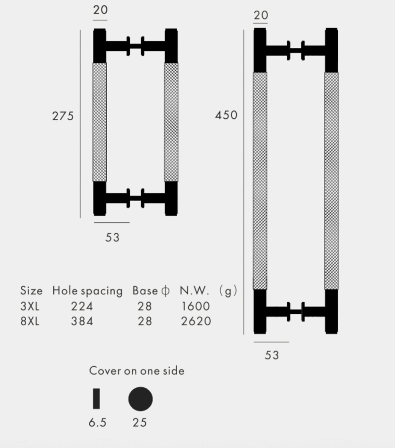 Manilla para puerta LUX