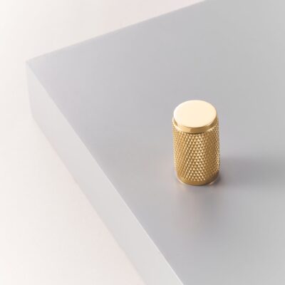 LUX Solid Brass Knurled Knobs