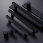 Barre en T moletée en laiton massif LUX