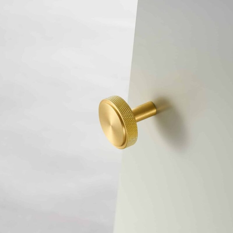 Pomelli in ottone zigrinato MANHATTAN