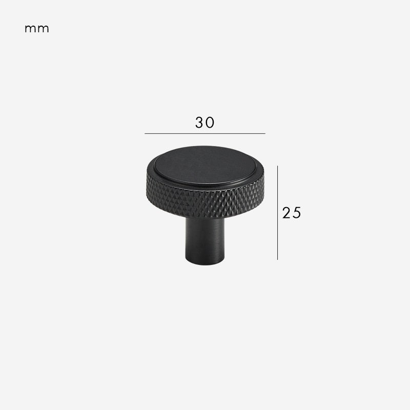 Pomelli in ottone zigrinato MANHATTAN