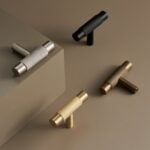 Barre a T in ottone zigrinato MANHATTAN