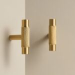 Barre a T in ottone zigrinato MANHATTAN