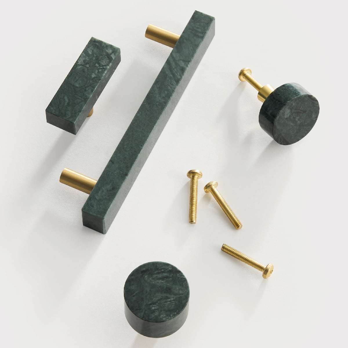 MARMER Tiradores de mármol macizo y latón