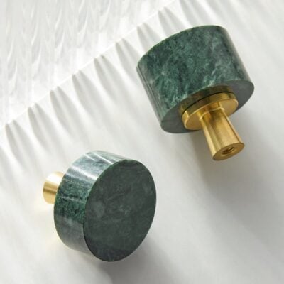 MARMER Solid Marble & Brass Knob - meraki.