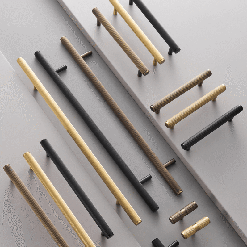 MAURITZ massief messing handgrepen