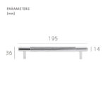 MAURITZ massief messing handgrepen