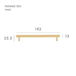 MAURITZ massief messing handgrepen