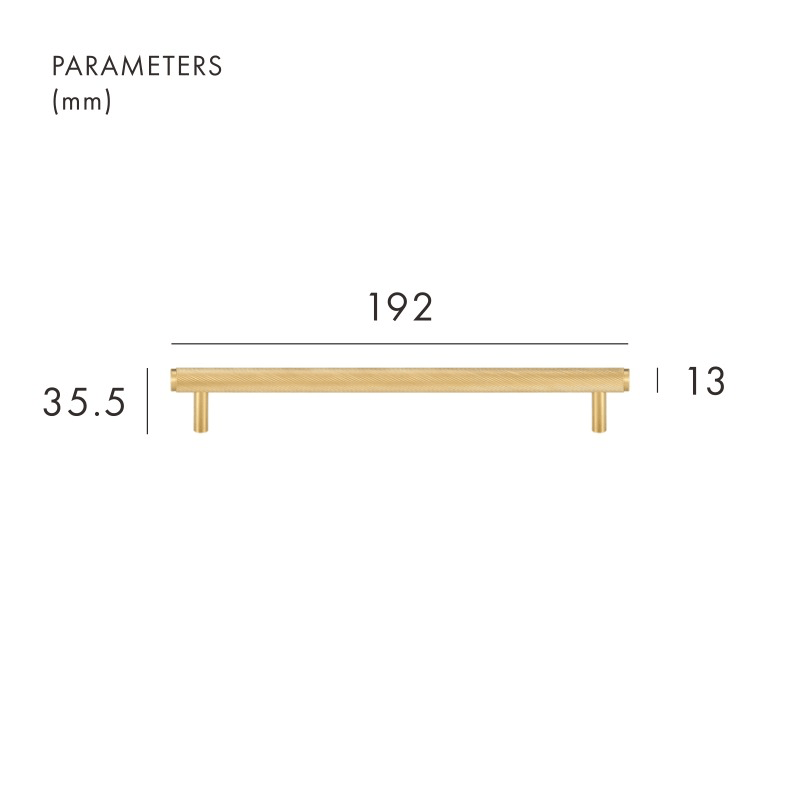 MAURITZ massief messing handgrepen