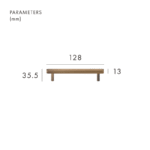 MAURITZ massief messing handgrepen