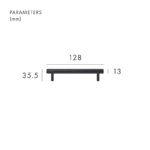 MAURITZ massief messing handgrepen