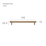 MAURITZ massief messing handgrepen