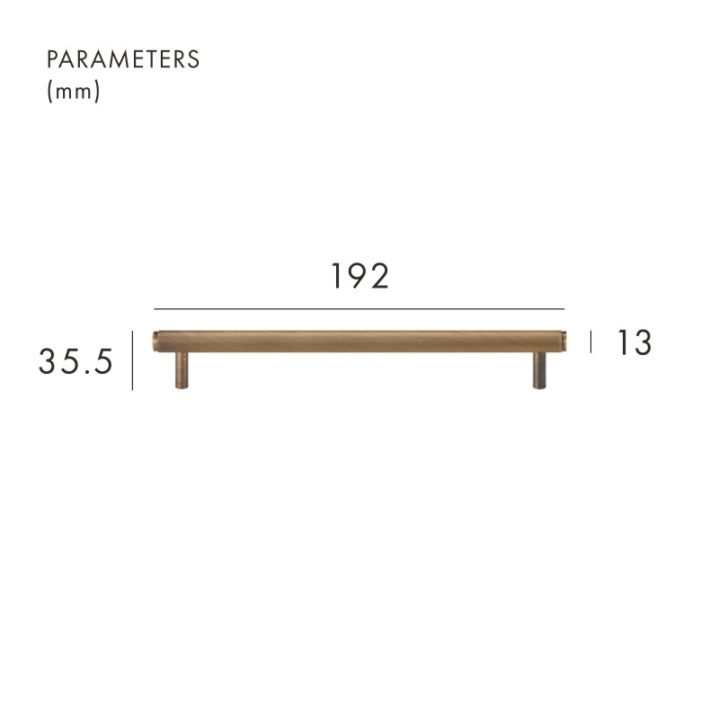 MAURITZ massief messing handgrepen