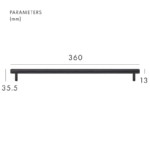 MAURITZ massief messing handgrepen