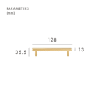 MAURITZ massief messing handgrepen