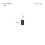 MAURITZ Massief messing knop